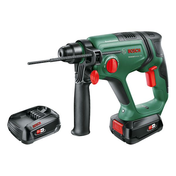 Akku-Bohrhammer UniversalHammer 18V, 2 Akku PBA 18V 2.5 Ah, Tragekoffer Produktbild img2 L