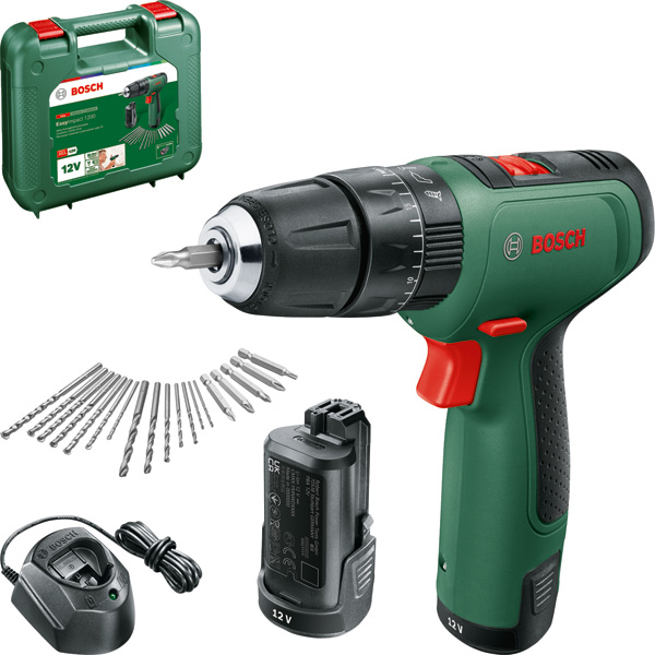 Akku-Bohrschrauber EasyImpact 1200, 2 x Akku PBA 12V 1.5Ah, Bohrer-Set, Tragekf. Produktbild img1 L