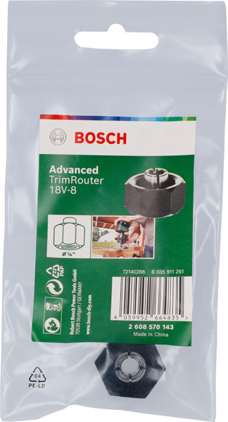 Spannhülse 1/4-Zoll für Advanced TrimRouter Produktbild img2 L