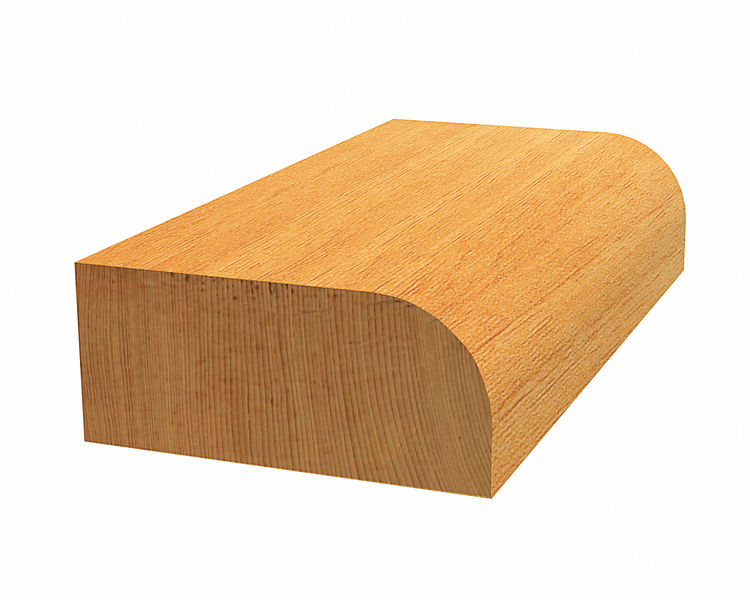 Abrundfräser Expert for Wood, 8&nbsp;mm, D 25,4&nbsp;mm, R1 6,35&nbsp;mm, L 12,7&nbsp;mm, G 55&nbsp;mm Produktbild img4 L