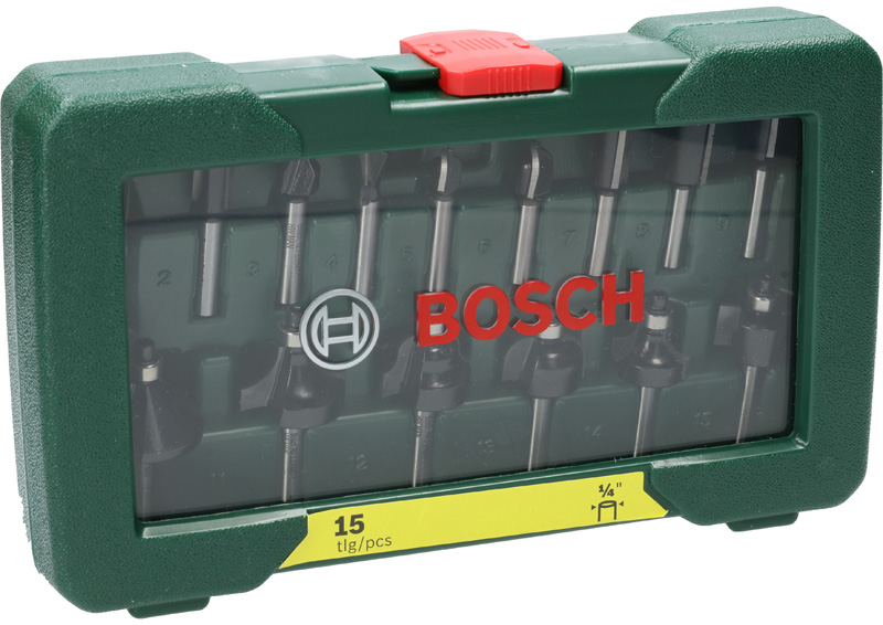 15-teiliges HM-Fräser-Set (1/4" mm Schaft) Produktbild img2 L