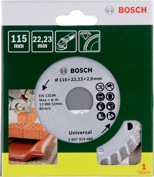 Diamanttrennscheibe Turbo, Durchmesser: 115 mm Produktbild img2 L