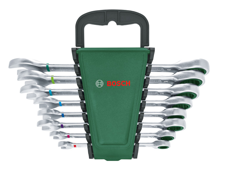 Handwerkzeuge Schraubenschlüssel mit Ratsche Set 8-tlg. Produktbild img1 L