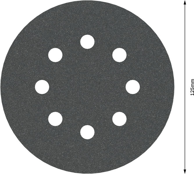 PRO F355 Schleifblatt, 125&nbsp;mm, 240, 5-tlg. Produktbild img5 L