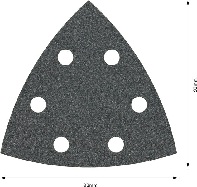 PRO F355 Schleifblatt, 93&nbsp;mm, G100, 5-tlg. Produktbild img5 L