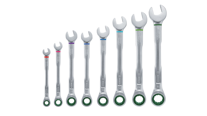 Handwerkzeuge Schraubenschlüssel mit Ratsche Set 8-tlg. Produktbild img6 L