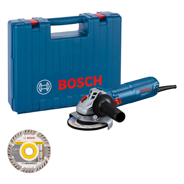 Winkelschleifer GWS 12-125 im Handwerkerkoffer Produktbild img1 L