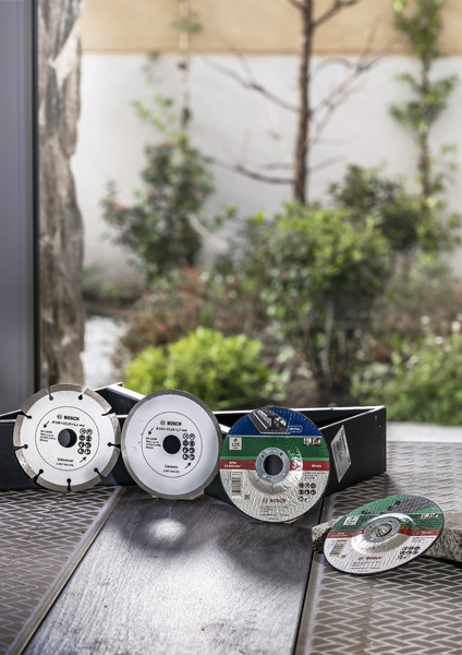 Diamanttrennscheibe für Fliesen und Baumaterial, Durchmesser: 115 mm, 2er-Pack Produktbild img3 L