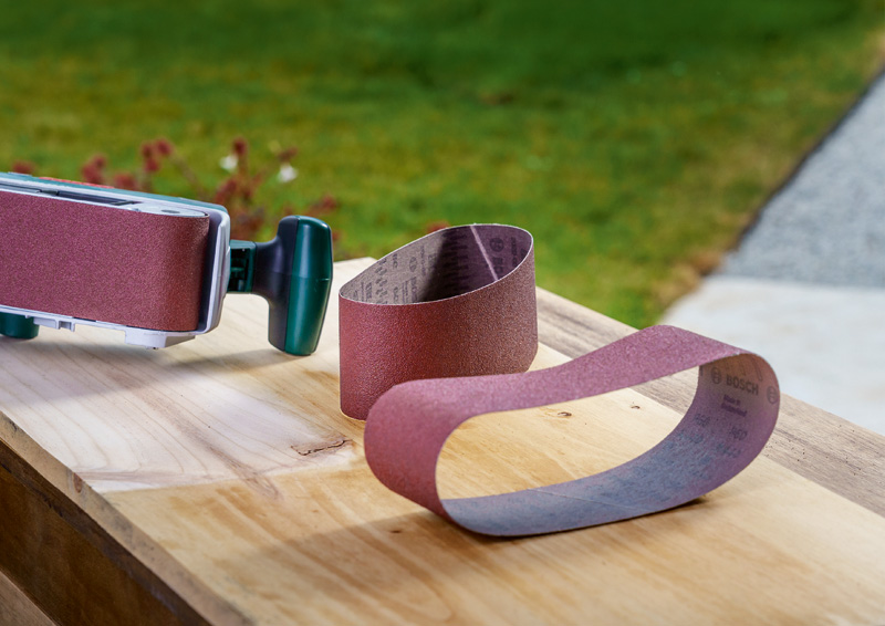 Schleifband-Set für Bandschleifer, 9-teilig, 75 x 533 mm, Körnung 60, 80, 100 Produktbild img5 L