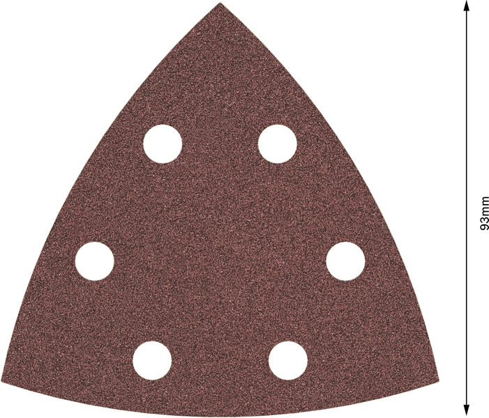 PRO F460 Schleifblatt, 93&nbsp;x&nbsp;93&nbsp;mm; G80, 5-tlg. Produktbild img5 L
