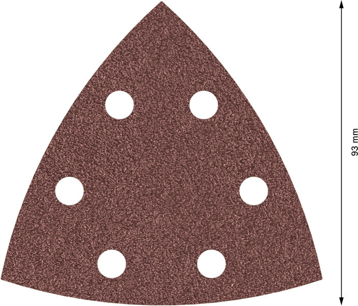 PRO F460 Schleifblatt, 93&nbsp;x&nbsp;93&nbsp;mm; G40, 5-tlg. Produktbild img5 L