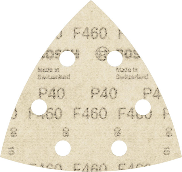 PRO F460 Schleifblatt, 93&nbsp;x&nbsp;93&nbsp;mm; G40, 5-tlg. Produktbild img2 L