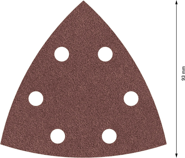 PRO F460 Schleifblatt, 93&nbsp;x&nbsp;93&nbsp;mm; G60, 5-tlg. Produktbild img5 L