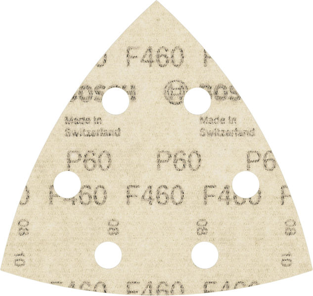 PRO F460 Schleifblatt, 93&nbsp;x&nbsp;93&nbsp;mm; G60, 5-tlg. Produktbild img2 L