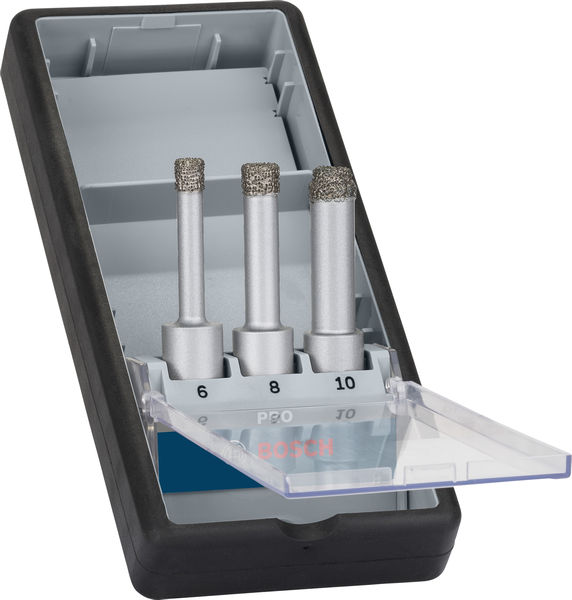 PRO Ceramic dry Bohrer-Set, 6 x 33, 8 x 33, 10 x 33 mm, 3-tlg. Produktbild img2 L