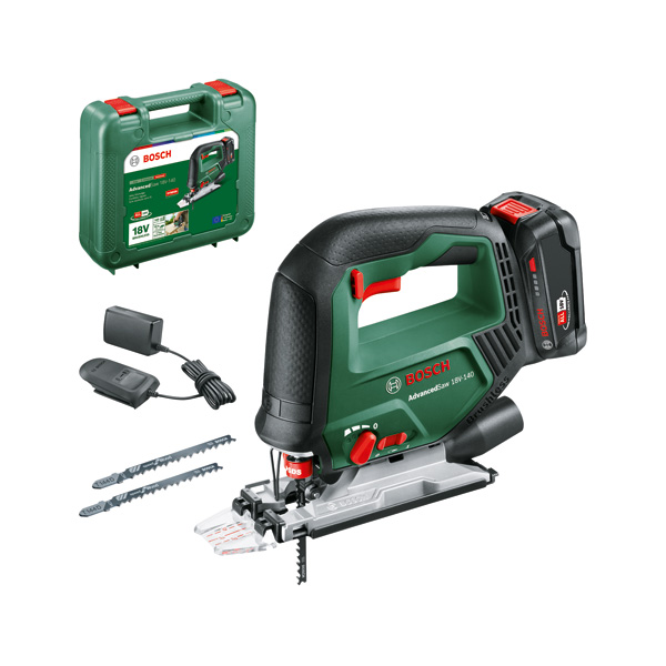 Akku-Stichsäge AdvancedSaw 18V-140, 1 x Akku PBA 18V 2.0Ah Produktbild img1 L