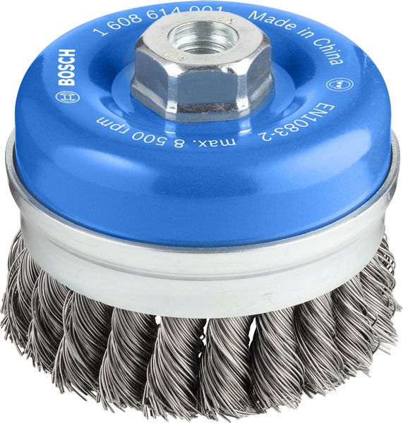 PRO&nbsp;Metal heavy Topfbürste, 90 x 0,5&nbsp;mm, Gewinde Produktbild img1 L
