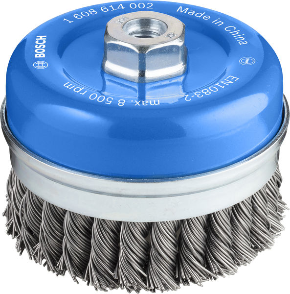 PRO&nbsp;Metal heavy Topfbürste, 100 x 0,8&nbsp;mm, Gewinde Produktbild img1 L