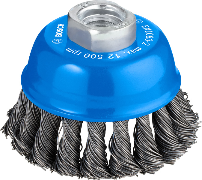 PRO&nbsp;Metal heavy Topfbürste, 75 x 0,5&nbsp;mm, Gewinde Produktbild img1 L