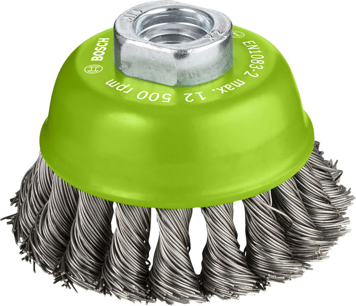 PRO Stainless Steel heavy Topfbürste, 75 x 0,5&nbsp;mm, Gewinde Produktbild img1 L