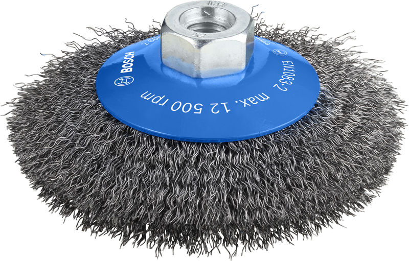 PRO&nbsp;Metal clean Kegelbürste, 115 x 0,3&nbsp;mm, Gewinde Produktbild img1 L