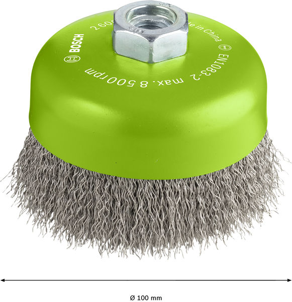 PRO Stainless Steel clean Topfbürste, 100 x 0,3&nbsp;mm, Gewinde Produktbild img4 L