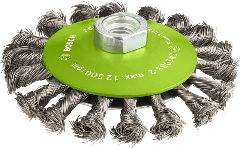 PRO Stainless Steel heavy Kegelbürste, 115 x 0,35 mm, Gewinde Produktbild img1 L