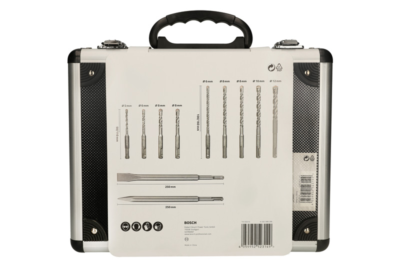 11-tlg. Meißel- und Hammerbohrer-Set SDS plus-3, 5-12&nbsp;mm Produktbild img3 L