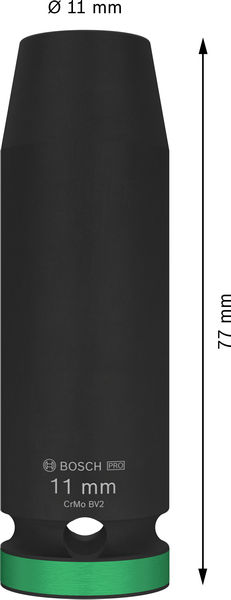 PRO Impact Steckschlüsselsatz, 1/2", 11&nbsp;mm, tief Produktbild img3 L