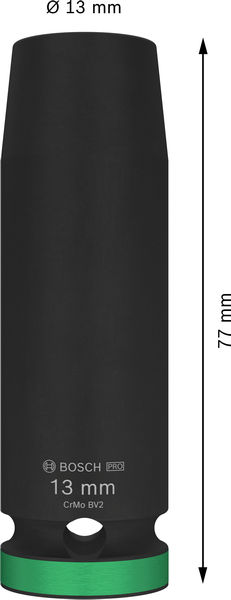 PRO Impact Steckschlüsselsatz, 1/2", 13&nbsp;mm, tief Produktbild img3 L