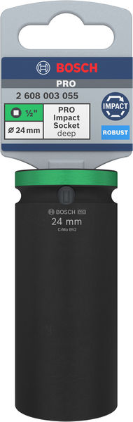 PRO Impact Steckschlüsselsatz, 1/2", 24&nbsp;mm, tief Produktbild img2 L