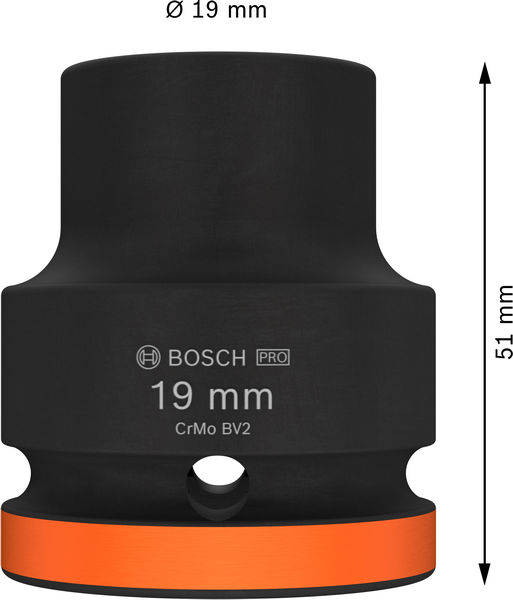 PRO Impact Steckschlüsselsatz, 3/4", 19&nbsp;mm, Standard Produktbild img3 L