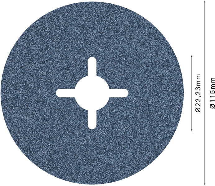 PRO R574 Fiberscheibe, 115&nbsp;mm, G80 Produktbild img3 L