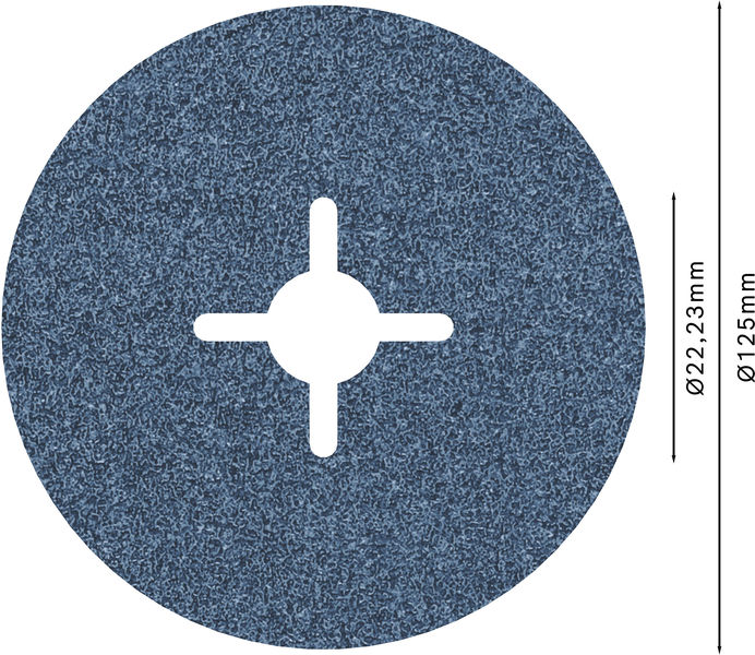 PRO R574 Fiberscheibe, 125&nbsp;mm, G60 Produktbild img3 L