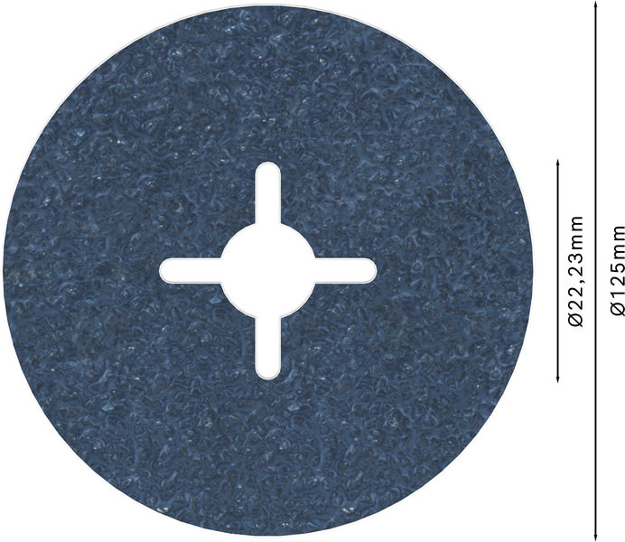 PRO R574 Fiberscheibe, 125&nbsp;mm, G36 Produktbild img3 L