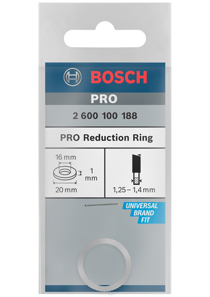 Reduzierring für PRO Kreissägeblatt, 20 x 1 x 16&nbsp;mm Produktbild img2 L