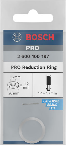 Reduzierring für PRO Kreissägeblatt, 20 x 1,2 x 16&nbsp;mm Produktbild img2 L