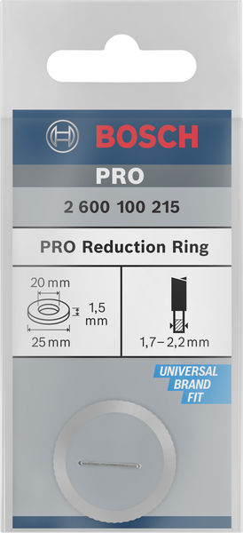 Reduzierring für PRO Kreissägeblatt, 25 x 1,5 x 20&nbsp;mm Produktbild img2 L