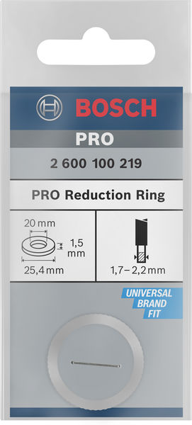 Reduzierring für PRO Kreissägeblatt, 25.4 x 1,5 x 20&nbsp;mm Produktbild img2 L