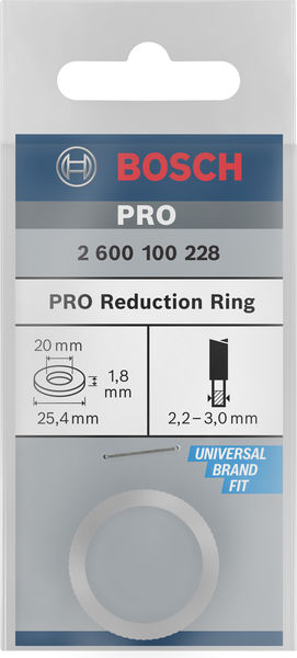 Reduzierring für PRO Kreissägeblatt, 25.4 x 1,8 x 20&nbsp;mm Produktbild img2 L