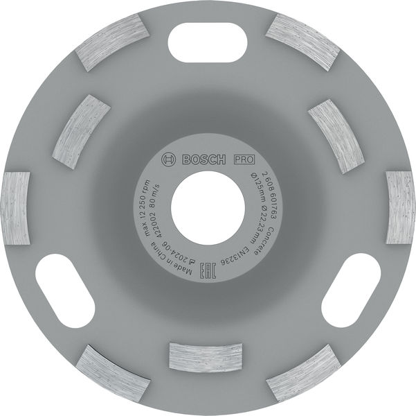 PRO Concrete Topfscheibe, 50&nbsp;x&nbsp;125&nbsp;mm, 22,23&nbsp;mm Produktbild img1 L