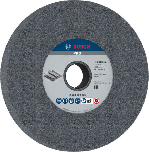 PRO Metal Schleifscheibe, 200 x 25 x 32&nbsp;mm, G46 Produktbild img1 L