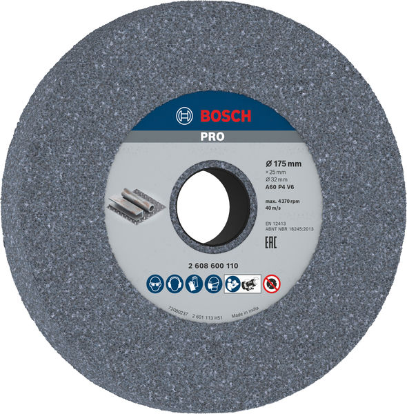 PRO Metal Schleifscheibe, 175 x 25 x 32 mm, G60 Produktbild img1 L