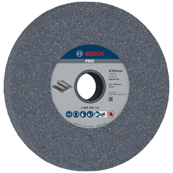 PRO Metal Schleifscheibe, 200 x 25 x 32 mm, G60 Produktbild img1 L