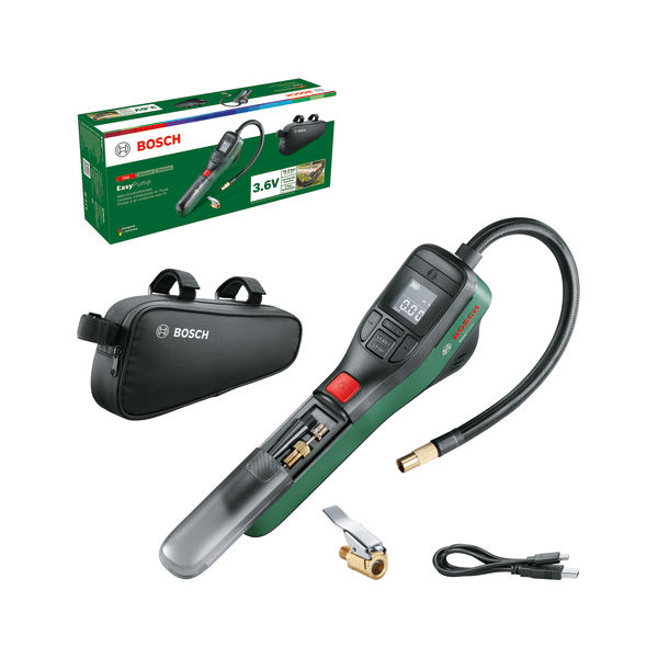Akku-Druckluftpumpe EasyPump mit Luftpumpenadapter für Reifenventile Produktbild img1 L