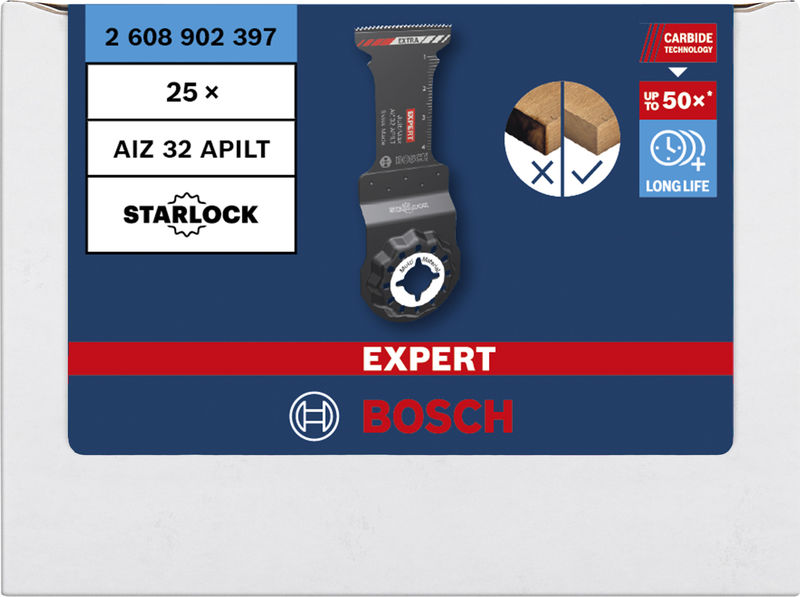 EXPERT MultiMax AIZ 32 APILT Tauchsägeblatt für Multifunktionswerkzeuge, 25?tlg. Produktbild img1 L