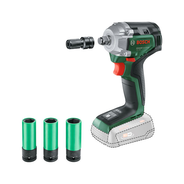 Akku-Drehschlagschrauber UniversalImpactDrive 18V-350 + 3 x Steckschlüssel Produktbild img2 L
