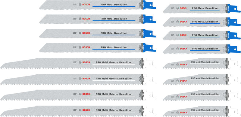 PRO Tough Box Demolition Säbelsägeblatt Set, 16-tlg. Produktbild img1 L