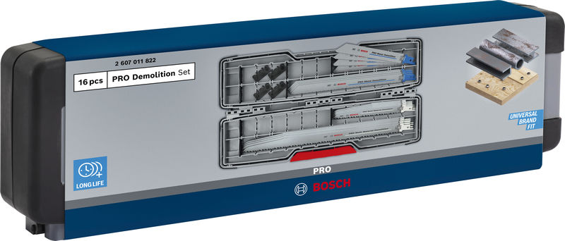 PRO Tough Box Demolition Säbelsägeblatt Set, 16-tlg. Produktbild img3 L
