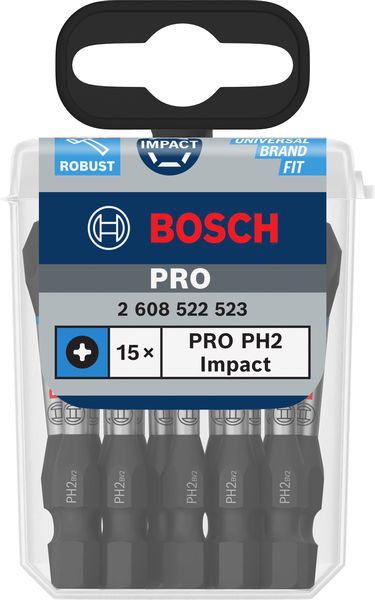 PRO Phillips Impact Bit, PH2, 55&nbsp;mm, 15-tlg. Produktbild img2 L